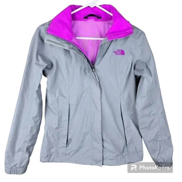 The North Face Women's Resolve 2.0 jacket pink and grey size XS. Like new. - Picture 2 of 13